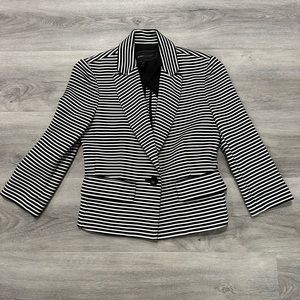 BCBG MaxAzria "Natalia" Stripe Blazer Jacket Size XXS